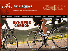 Tablet Screenshot of mrccycles.com